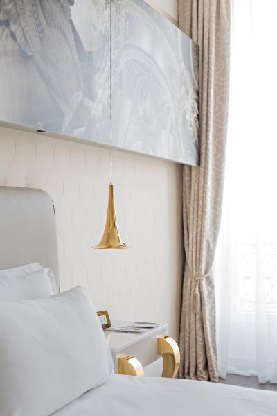 Chambre Deluxe vue Rhone Boscolo Hotel Lyon