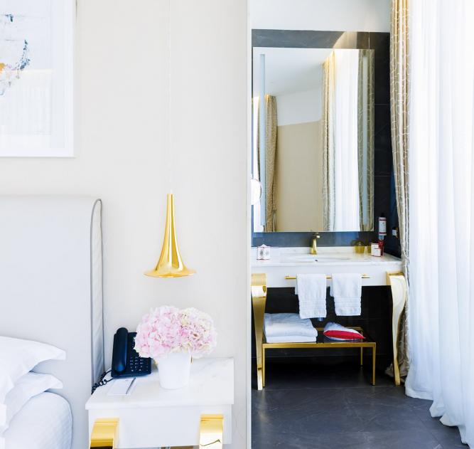 Chambre Elegance vue Rhone Boscolo Hotel Lyon