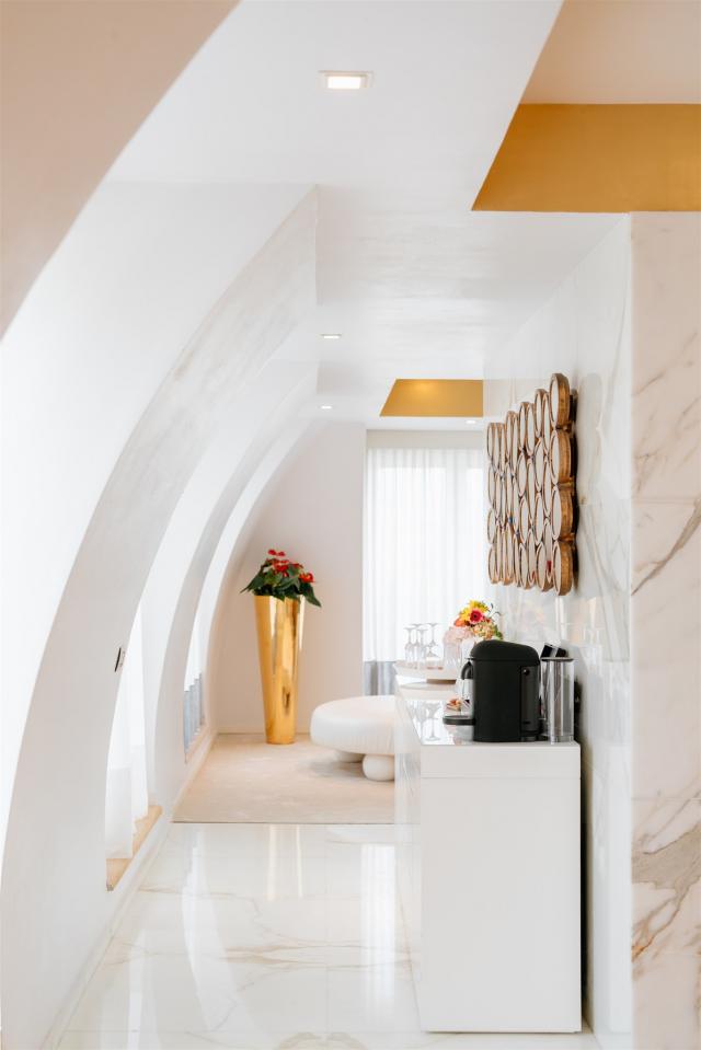 couloir suite presidentielle boscolo hotel nice