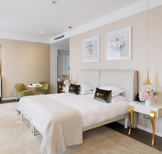 Junior Suite vue Rhone Boscolo Hotel Lyon