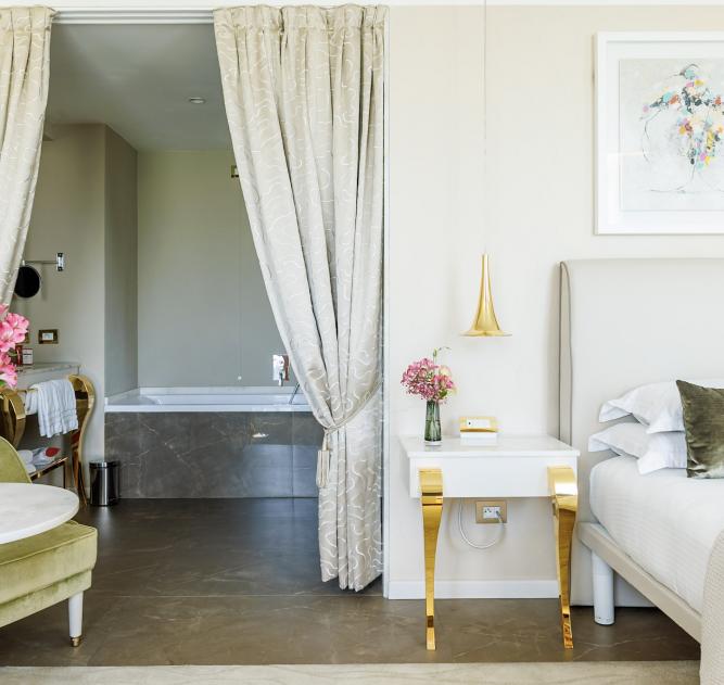 Junior Suite vue Rhone Boscolo Hotel Lyon